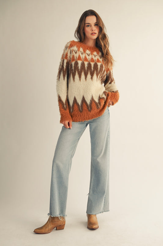CLAIRE CLOUD KNIT SWEATER