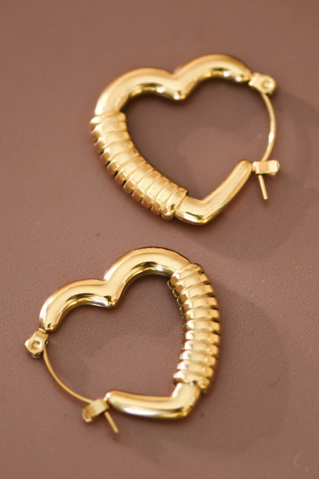 HEART DROP EARRINGS