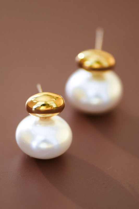 CECILY PEARL STUD EARRINGS
