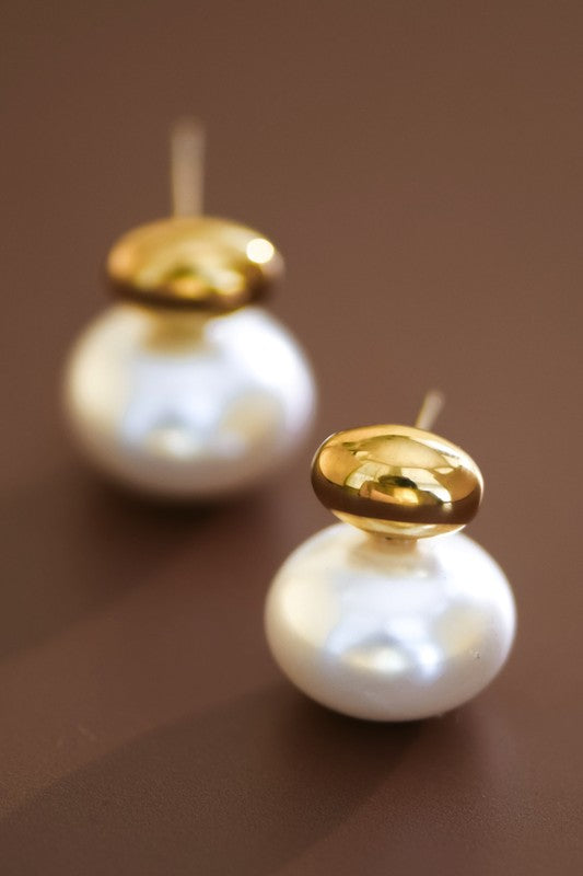 CECILY PEARL STUD EARRINGS