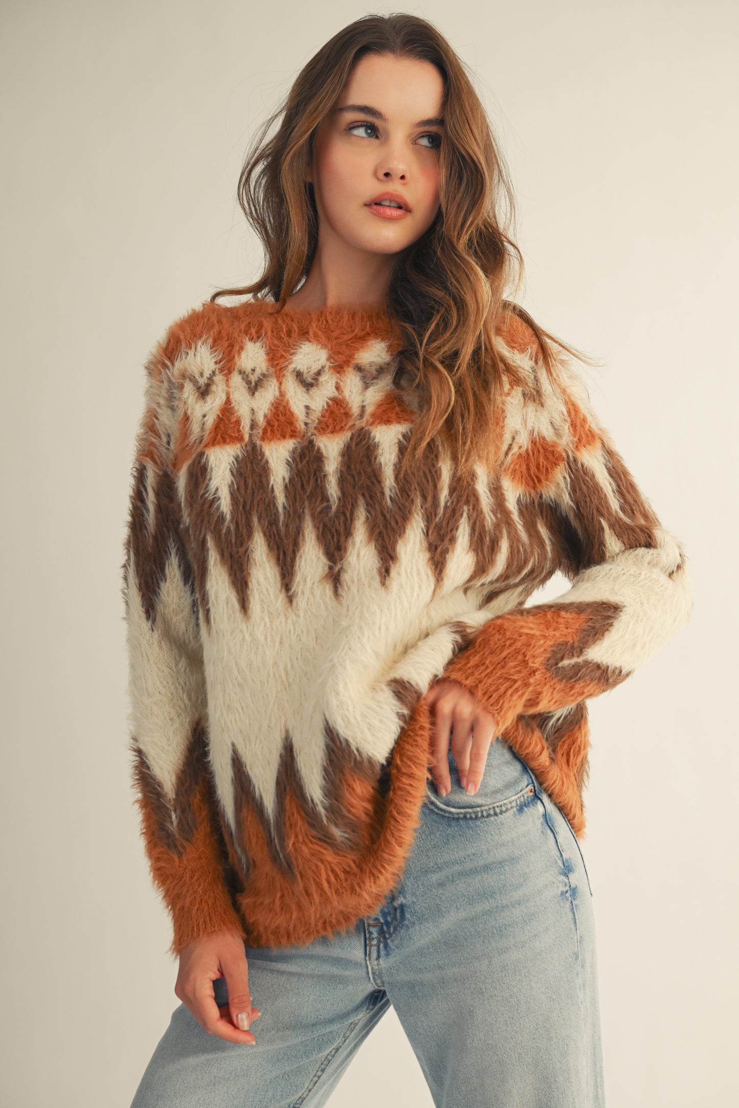 CLAIRE CLOUD KNIT SWEATER