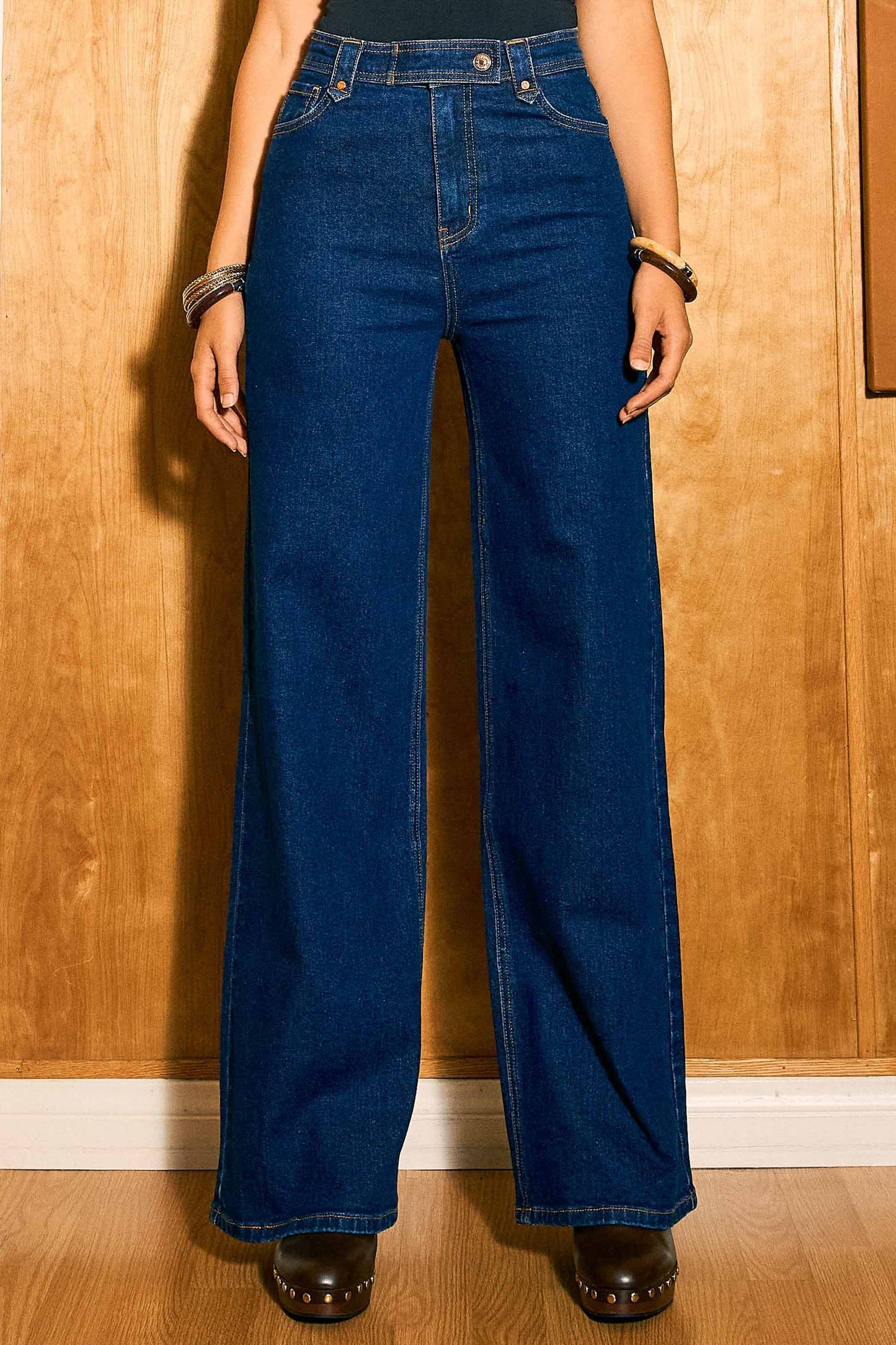MIAHA WIDE LEG JEAN