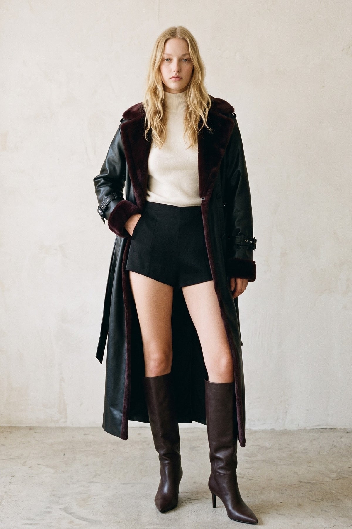 Briar Faux Fur Overcoat