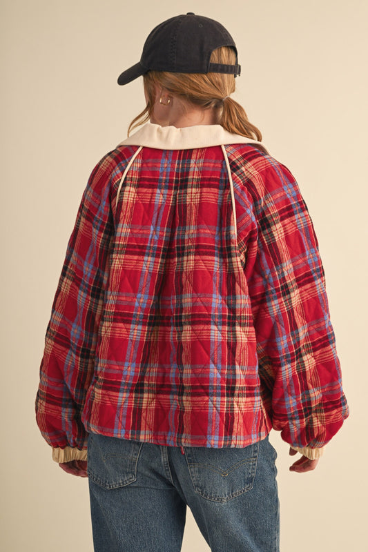 Grace Plaid Quilted Jacket